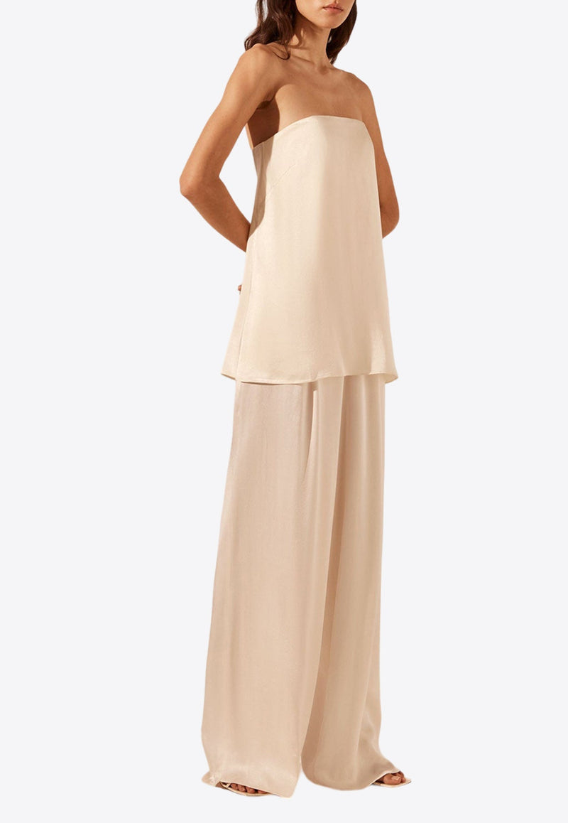 La Lune Strapless Column Top