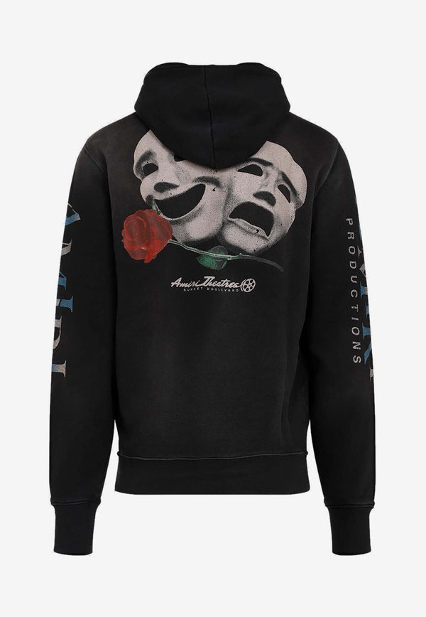 Theatre Masks Print Hoodie