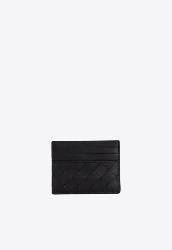 Intrecciato Leather Cardholder