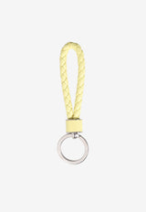 Intrecciato Leather Key Ring