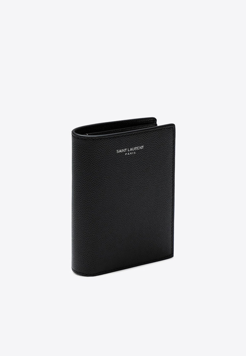 Logo Embossed Bi-Fold Wallet