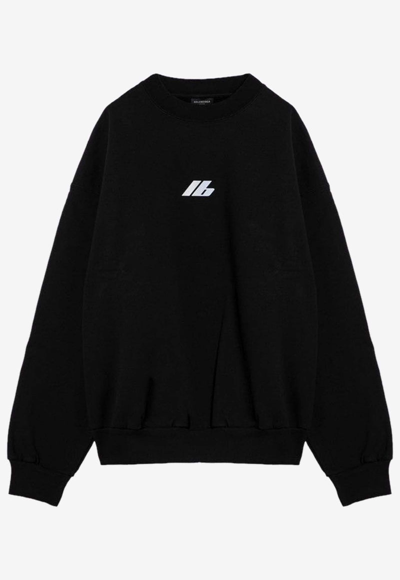 Oversized Logo Crewneck Sweatshirt