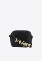 Mini Logo Faux Leather Crossbody Bag