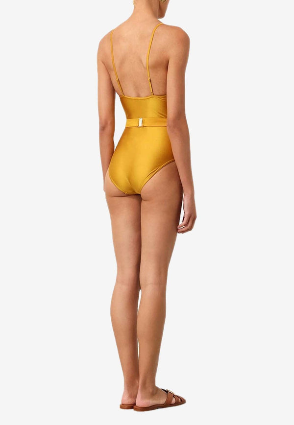 August V-Cut One-Piece Swimsuit