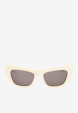 Angle Cat-Eye Sunglasses