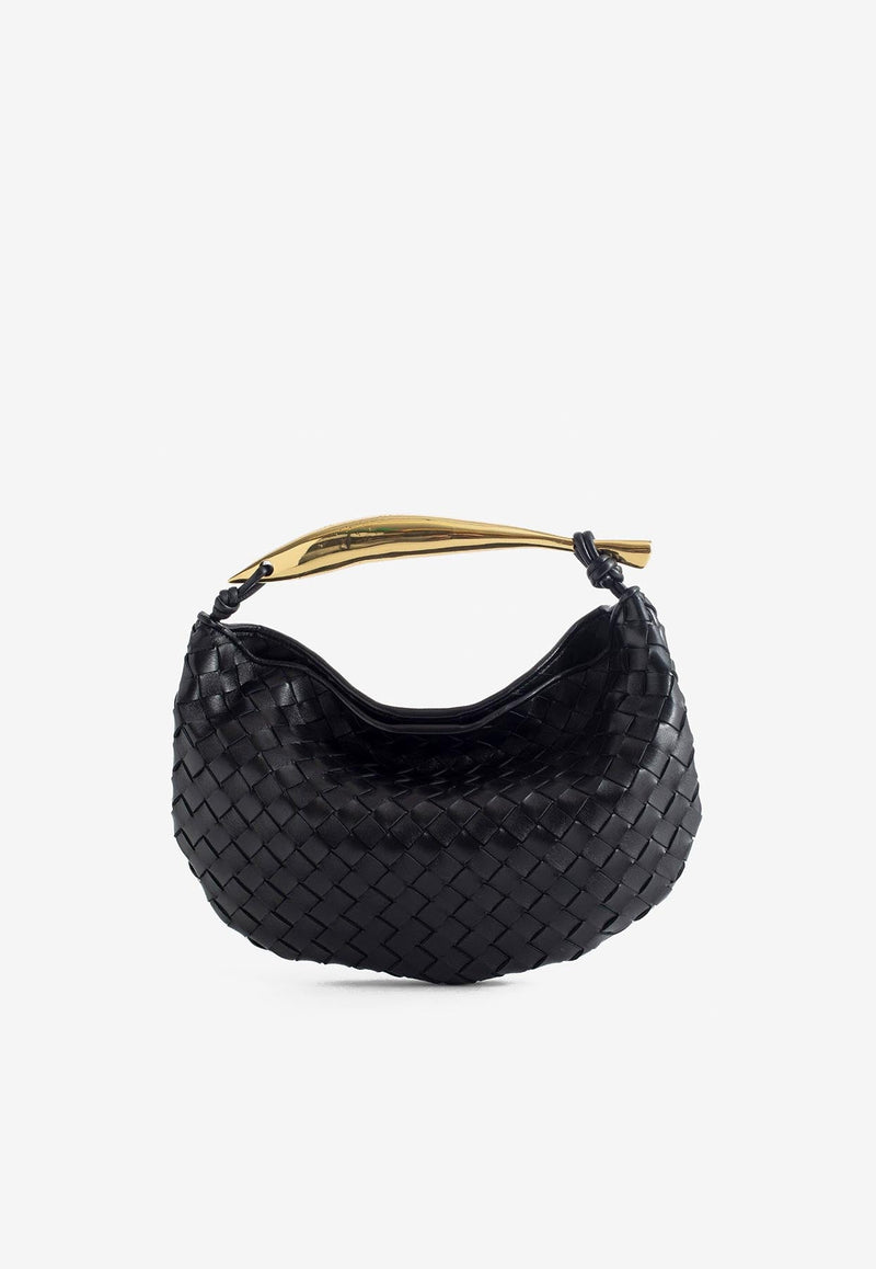 Sardine Top Handle Bag in Intrecciato Leather