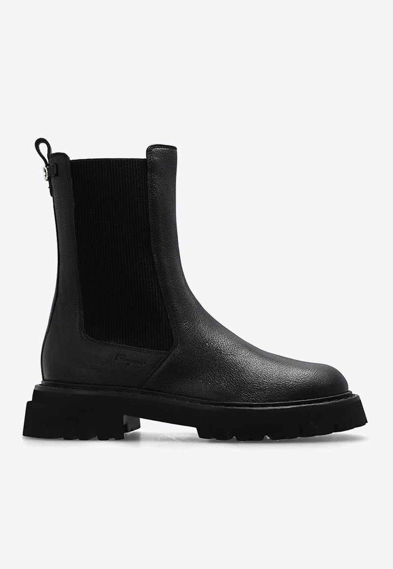 Oderico Double Gancini Chelsea Boots