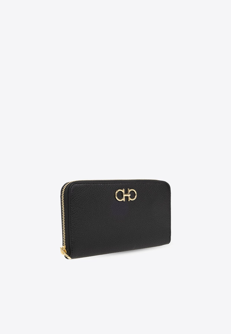 Gancini Continental Zip-Around Wallet