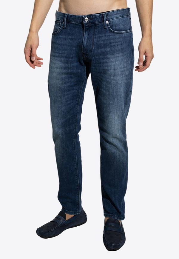Sustainable Faded Skinny Jeans
