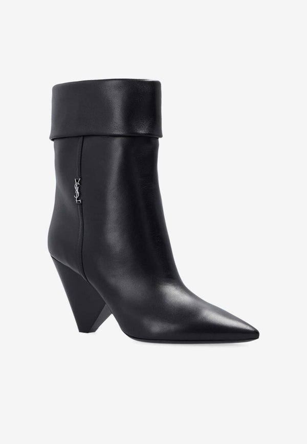 Niki 85 Nappa Leather Ankle Boots