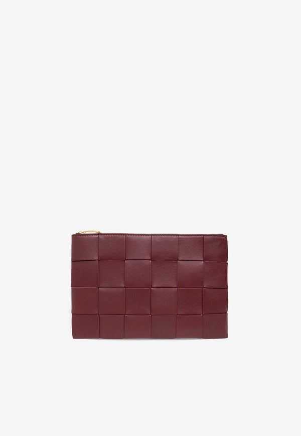 Intreccio Leather Pouch