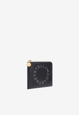 Dotted Logo Zip Cardholder