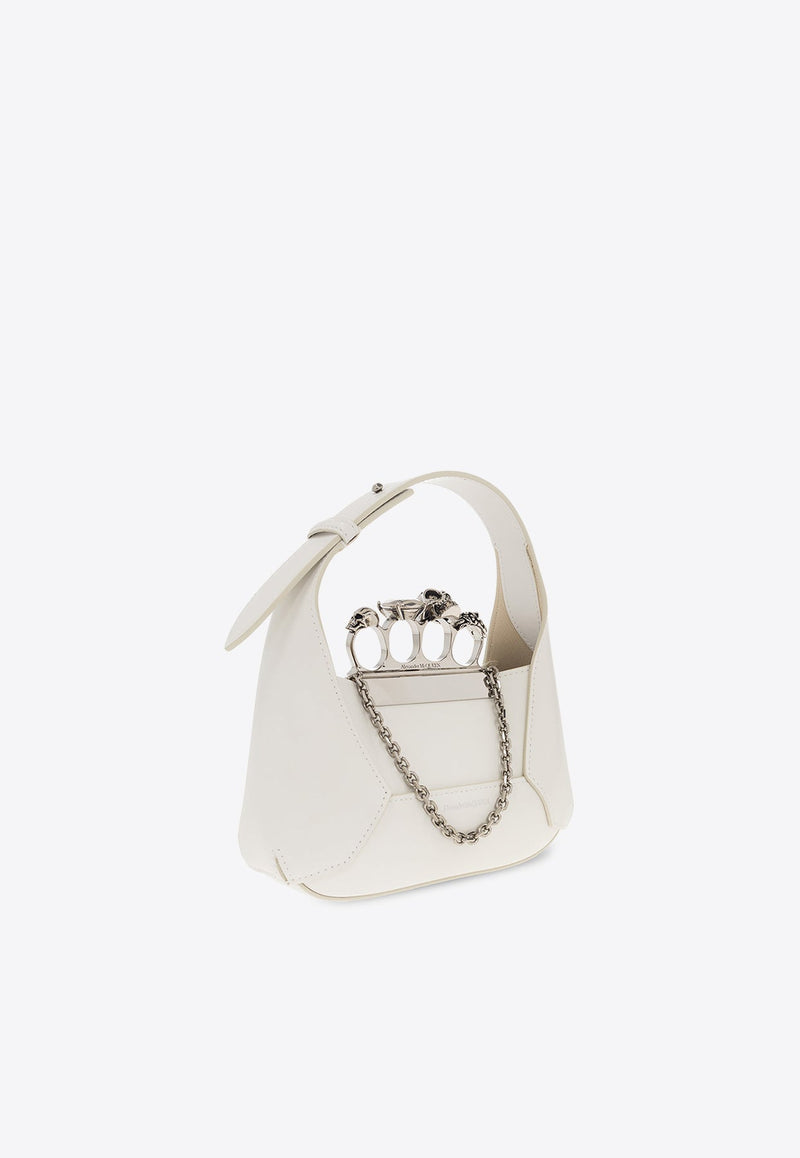 The Mini Jeweled Hobo Bag in Calf Leather