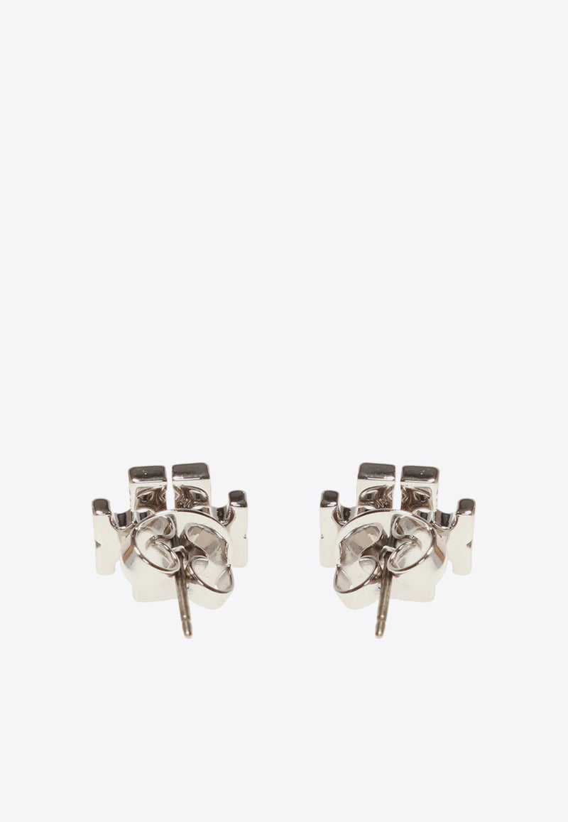 Kira Crystal Pave Stud Earrings