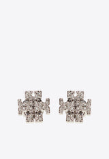 Kira Crystal Pave Stud Earrings