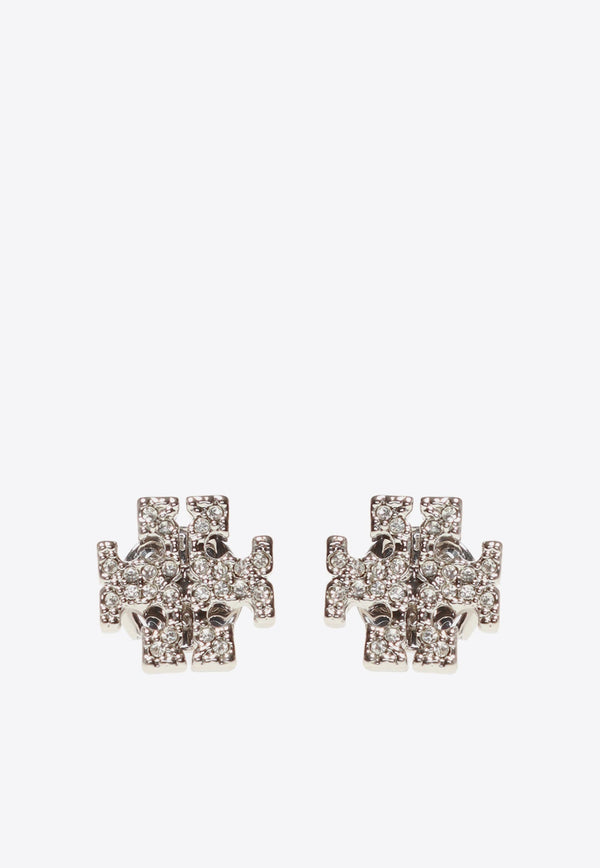 Kira Crystal Pave Stud Earrings