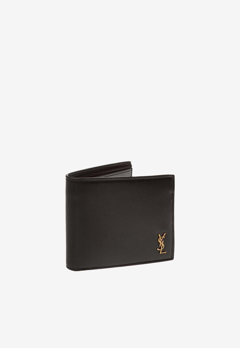 East/West Leather Bi-Fold Wallet