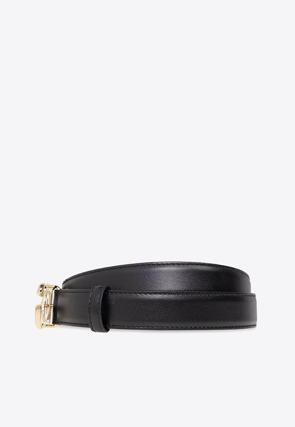 Interlock Logo Leather Belt