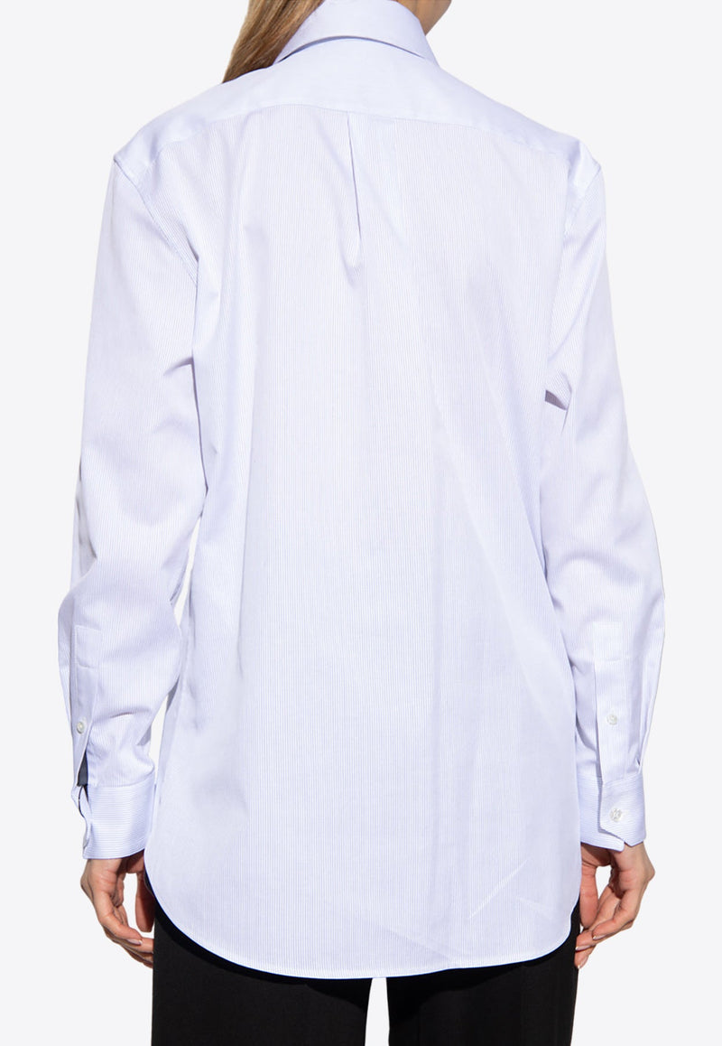 Pinstripe Long-Sleeved Shirt