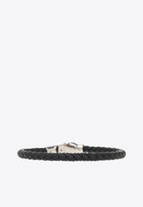 Skull Braided Leather Bracelet