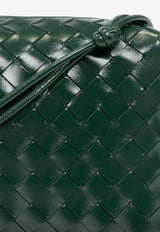 Small Loop Intrecciato Leather Crossbody Bag