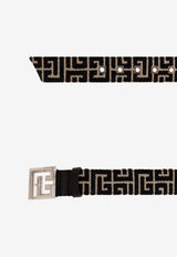 PB Monogram Jacquard Buckled Belt