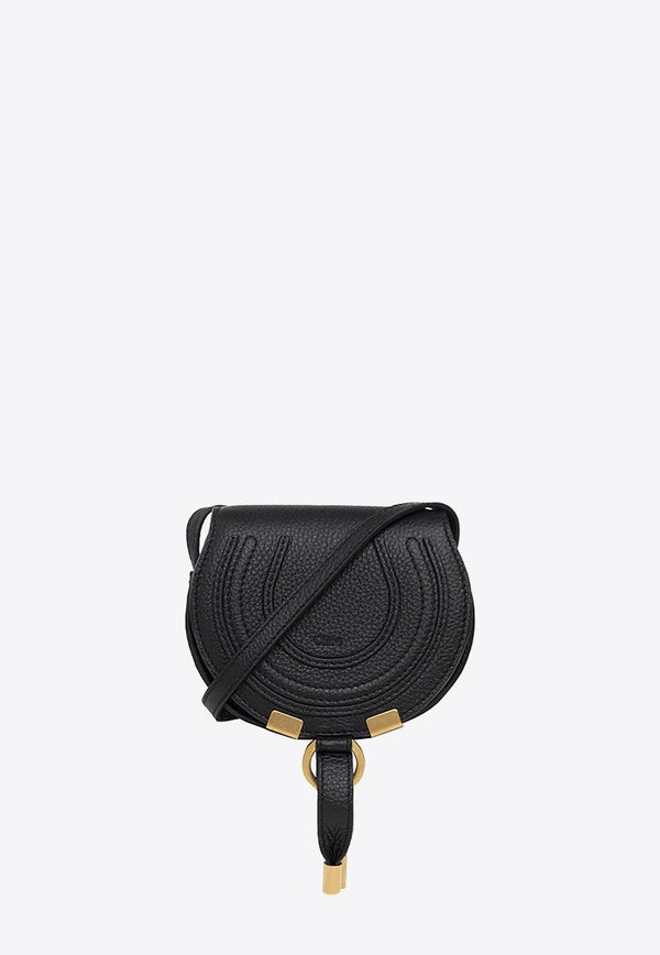 Nano Marcie Crossbody Bag in Grained Leather