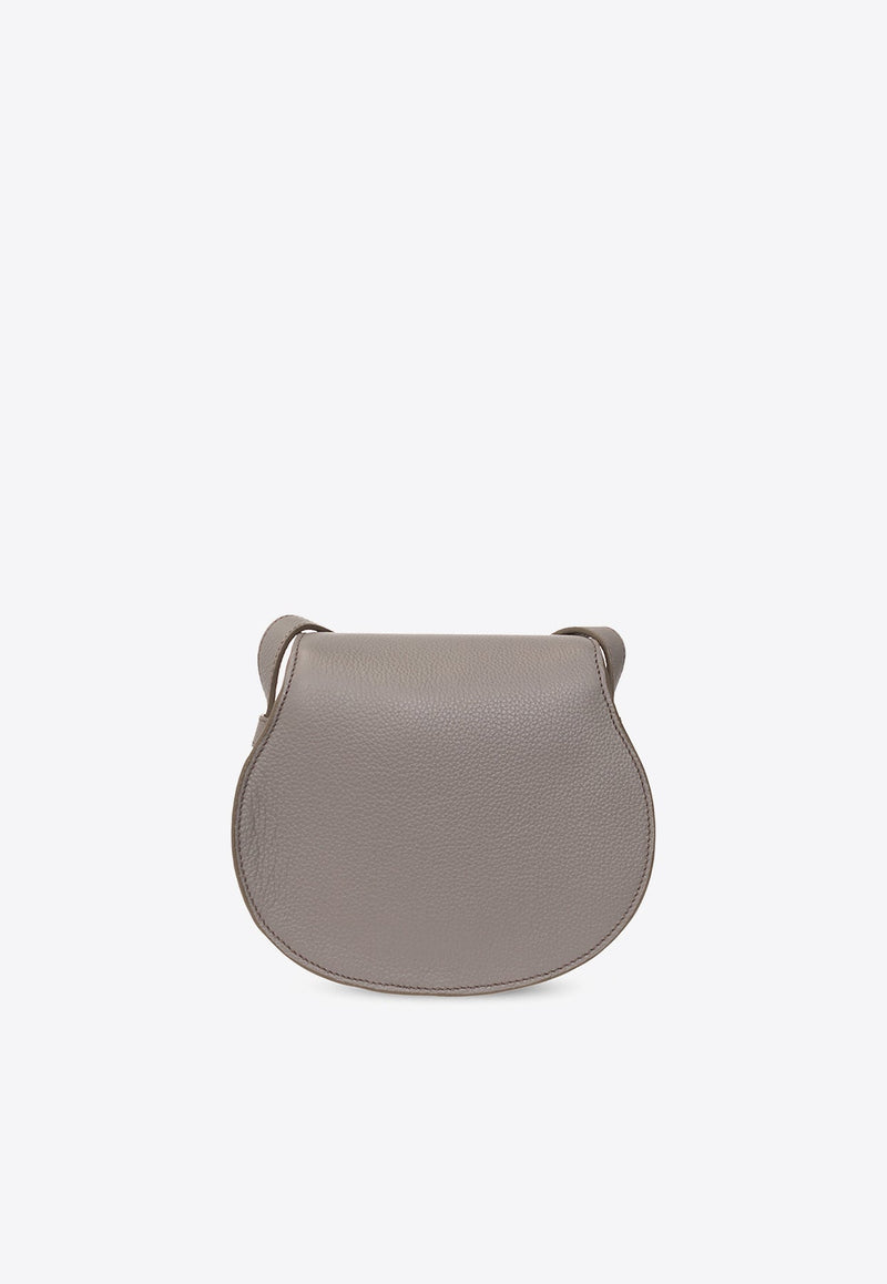 Small Marcie Grained Leather Crossbody Bag