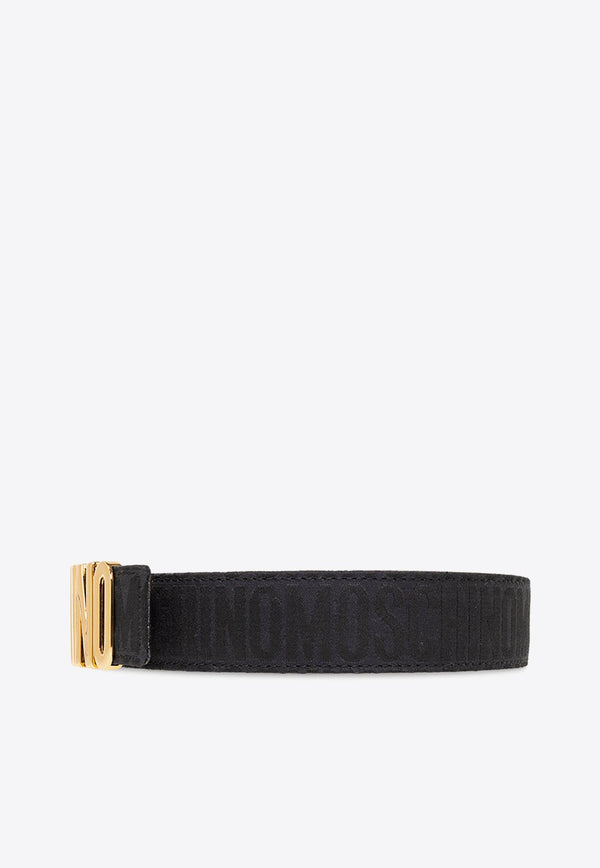 Logo-Plaque Logo Jacquard Belt