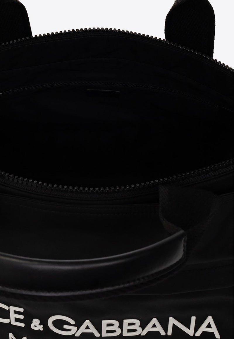 Sicilia DNA Rubberized Logo Nylon Holdall Bag