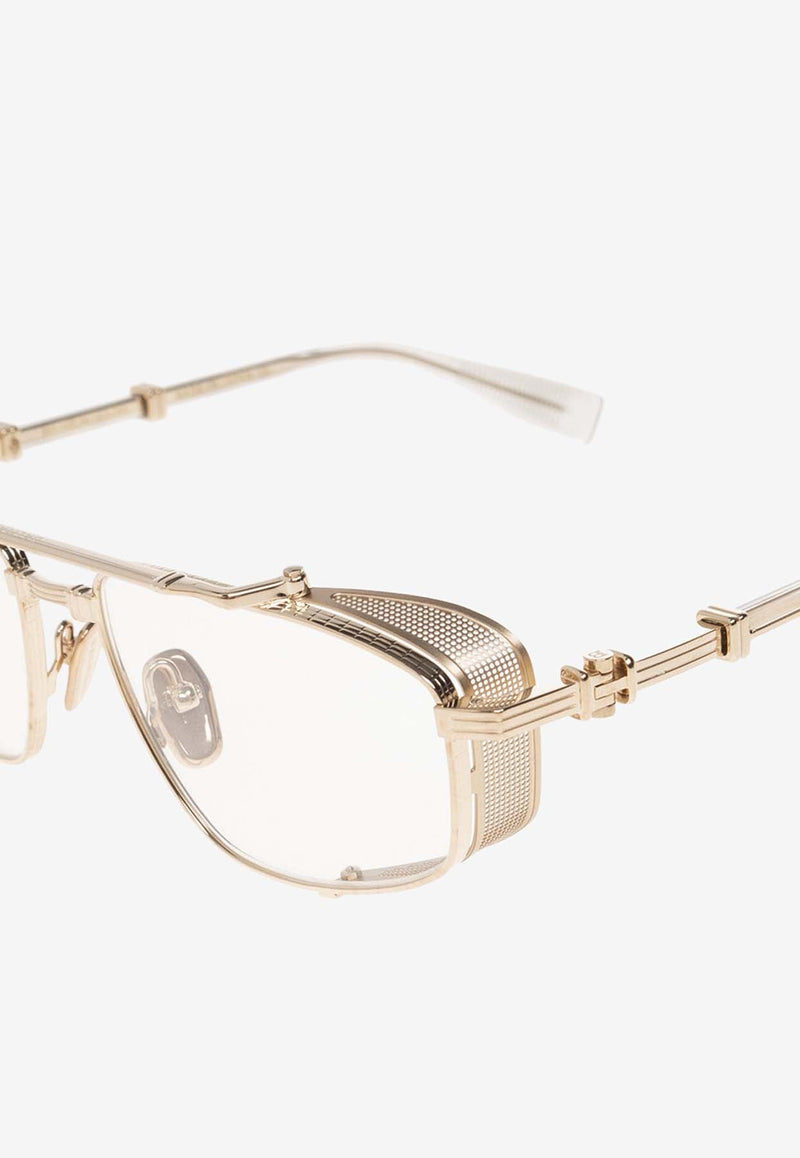 Brigade Square-Framed Optical Glasses
