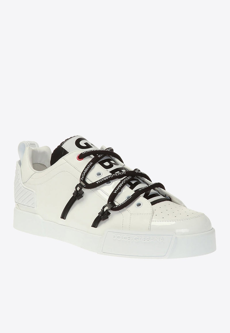 Portofino Leather Low-Top Sneakers