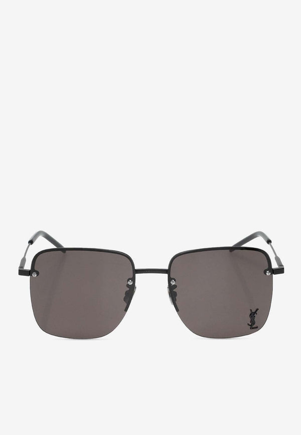 Half-Rim Square Sunglasses