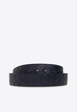 Reversible Intrecciato Leather Belt