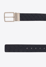 Reversible Intrecciato Leather Belt