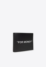 Quote Leather Bi-Fold Wallet