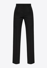 Straight-Leg Tailored Pants