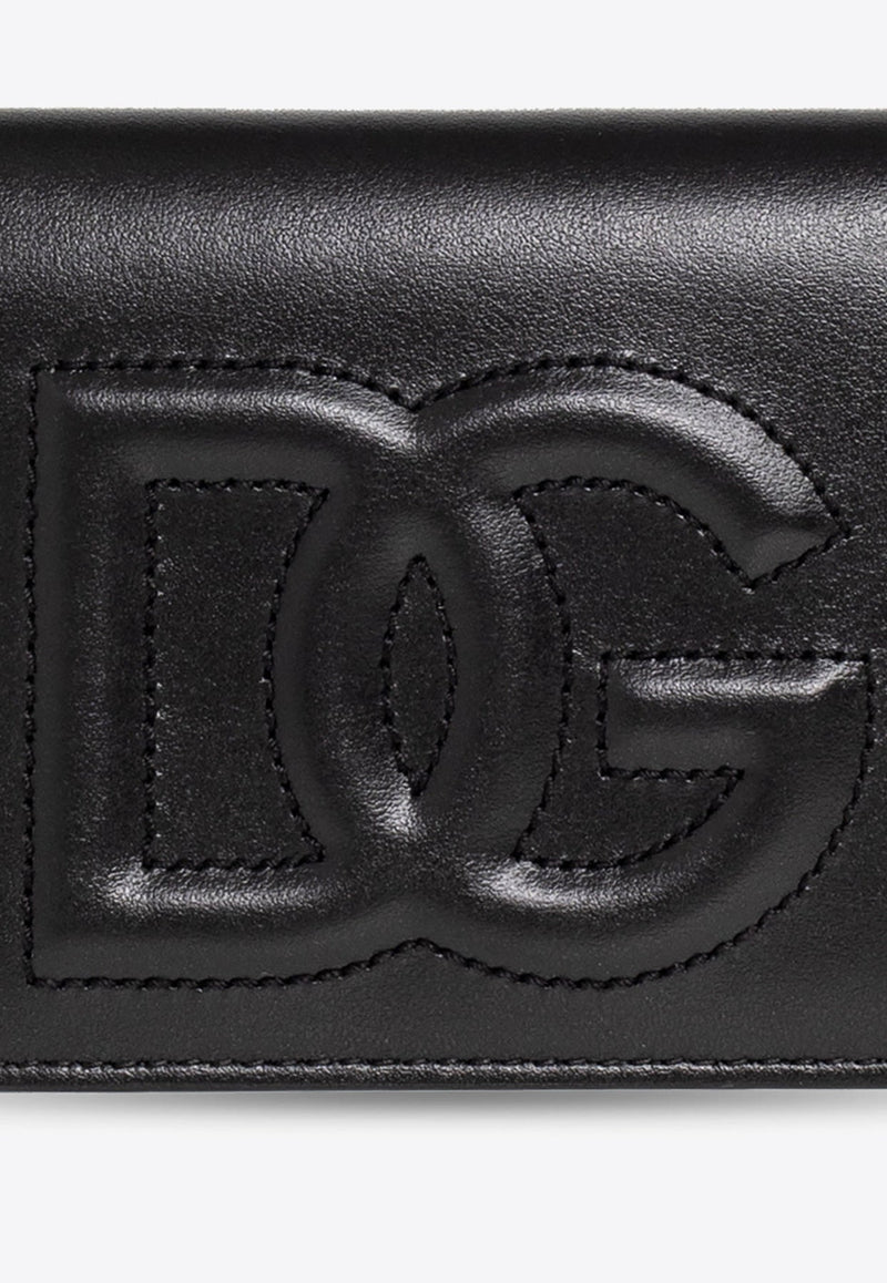 Logo-Embossed Leather Wallet