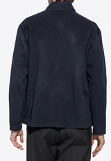 High-Neck Wool Reversible Jacket
