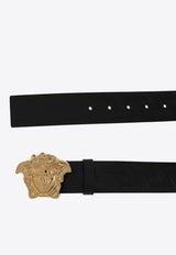 Medusa Head Leather Belt