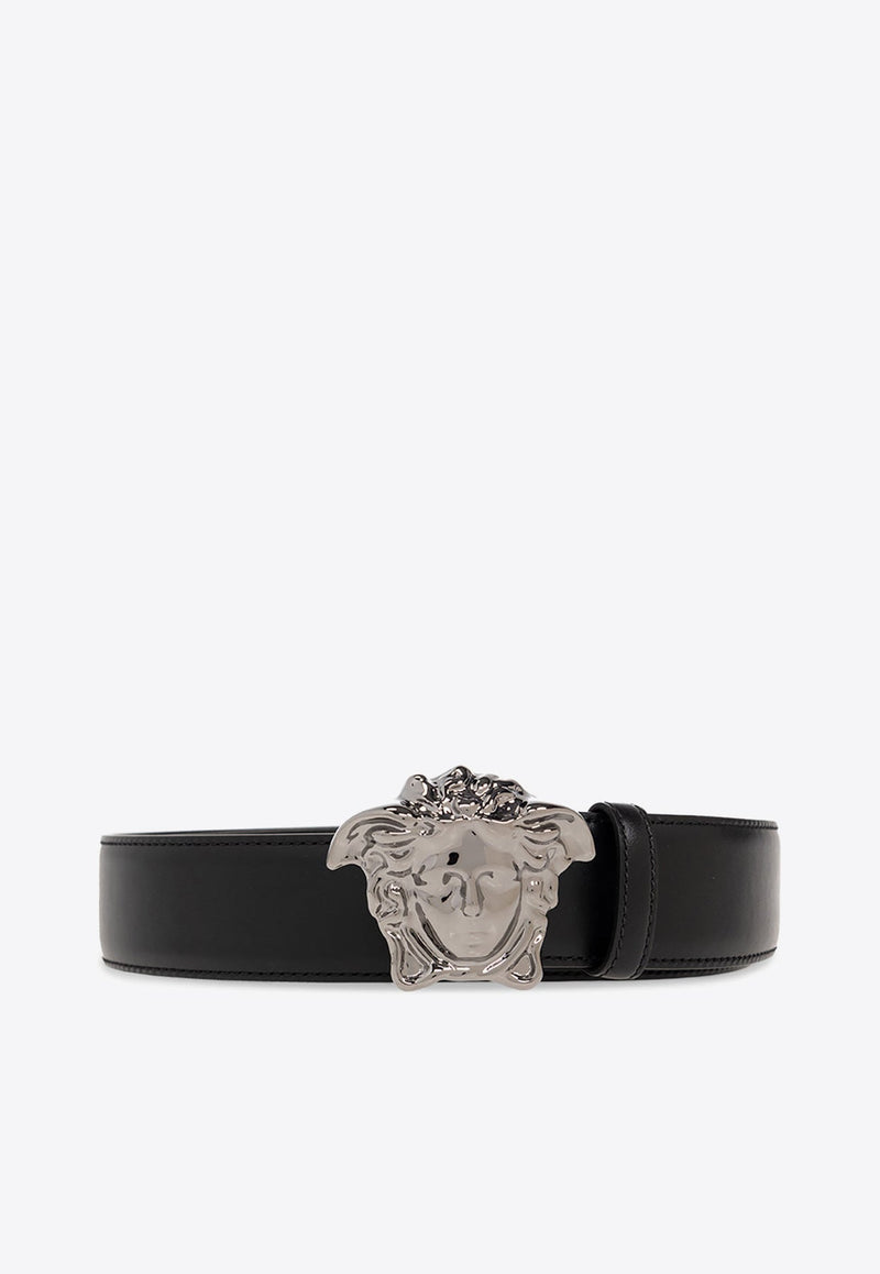 Medusa Head Leather Belt