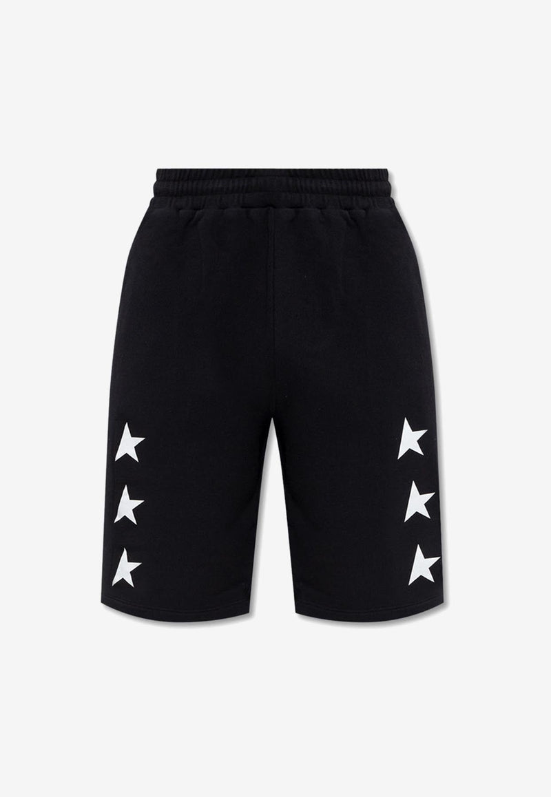 Bermuda Shorts with Star Logo Print