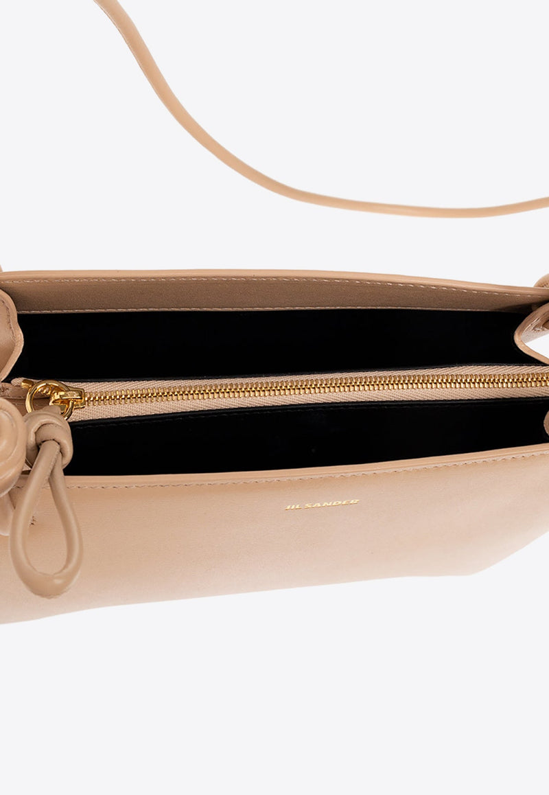 Small Leather Twist Crossbody Bag