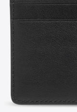 Logo Embossed Leather Cardholder