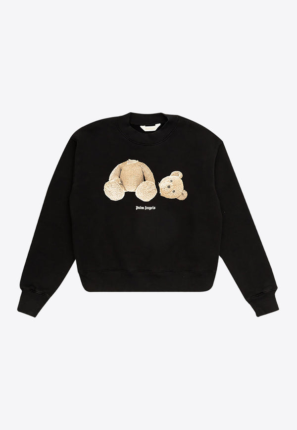 Boys Broken Bear Print Sweatshirt