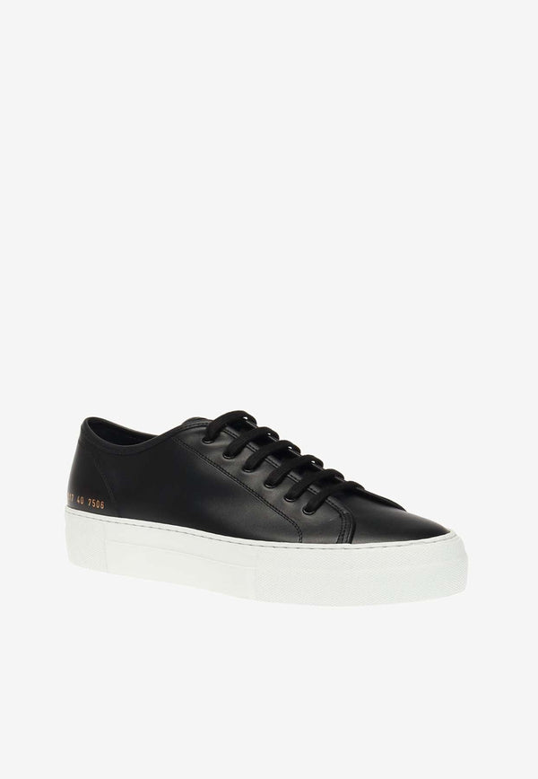 Tournament Low-Top Leather Sneakers