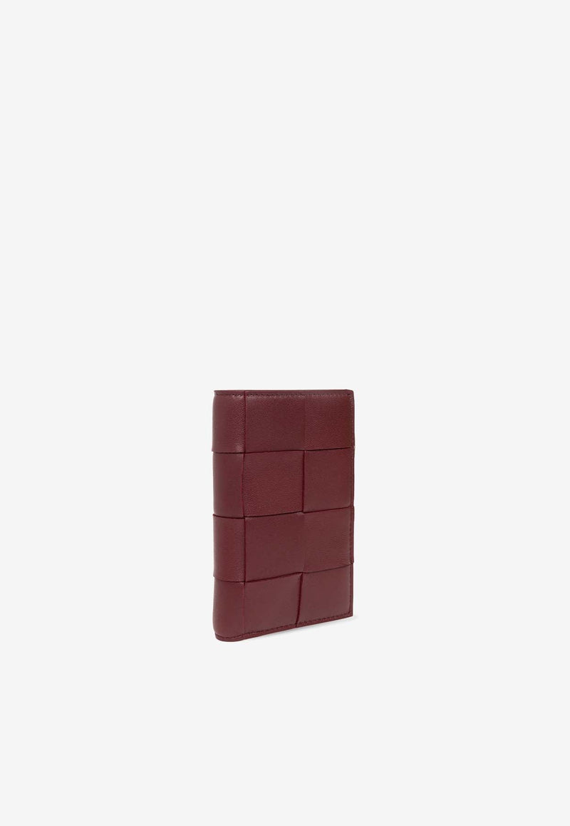 Medium Intreccio Bi-Fold Leather Wallet