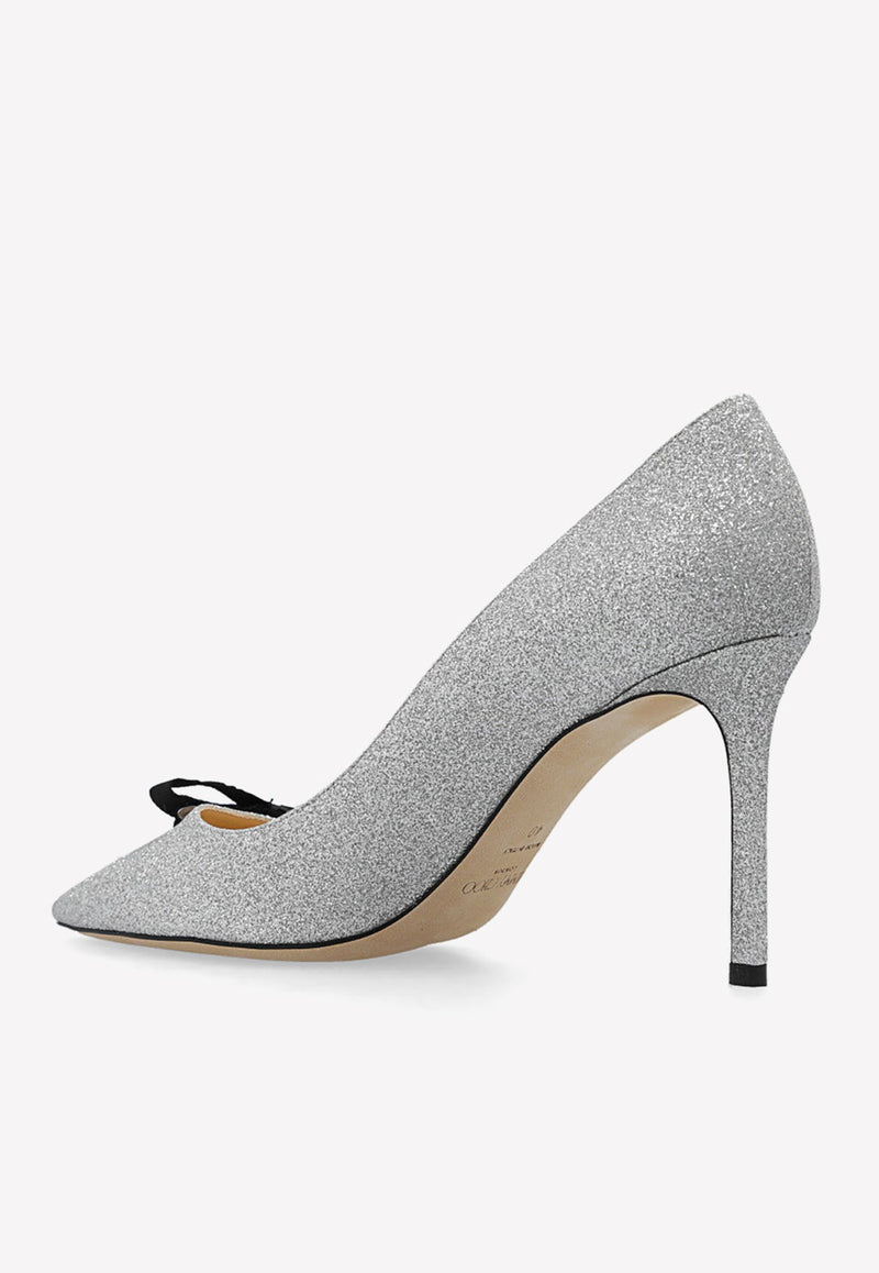 Romy 85 Glitter Pumps