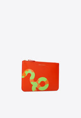 Ruby Eyes Leather Pouch
