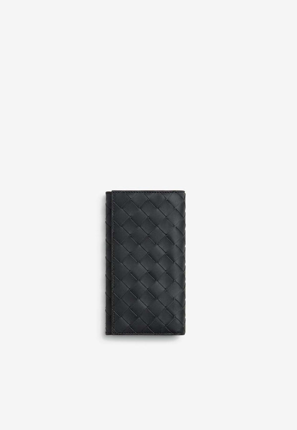 Intrecciato Long Leather Wallet